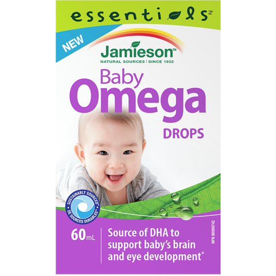 Jamieson Baby Omega Drops 60 ml, $49.98/100ml