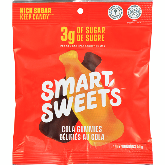 Smart Sweets Bonbons Gélifiés Au Cola 50 g, 9,98 $/100g
