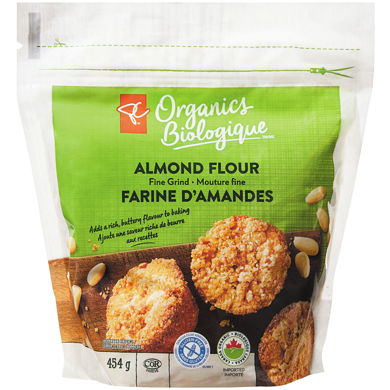 PC Biologique Farine d'amandes mouture fine 454 g, 3,41 $/100g