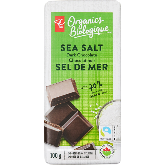 PC Organics Sea Salt Dark Chocolate PC.ca