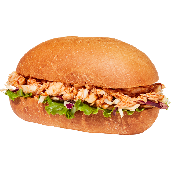 null BBQ Chicken Sandwich 179 g, $3.63/100g