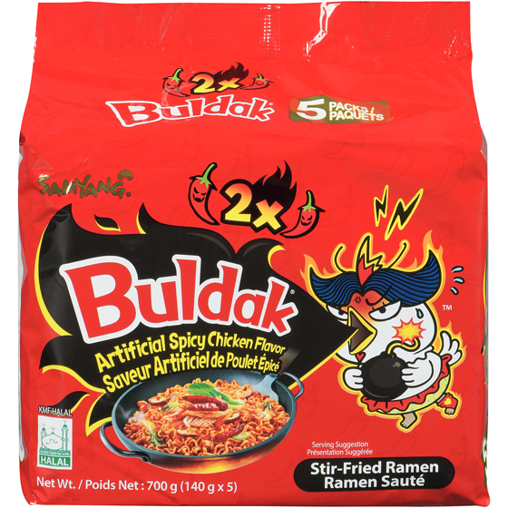 Samyang 2X Spicy Hot Chicken Flavor Ramen 700 g, $1.07/100g