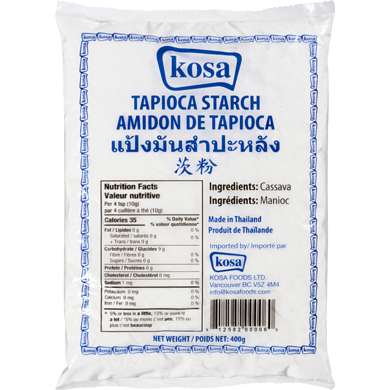 Kosa Amidon De Tapioca 400 g, 0,37 $/100g