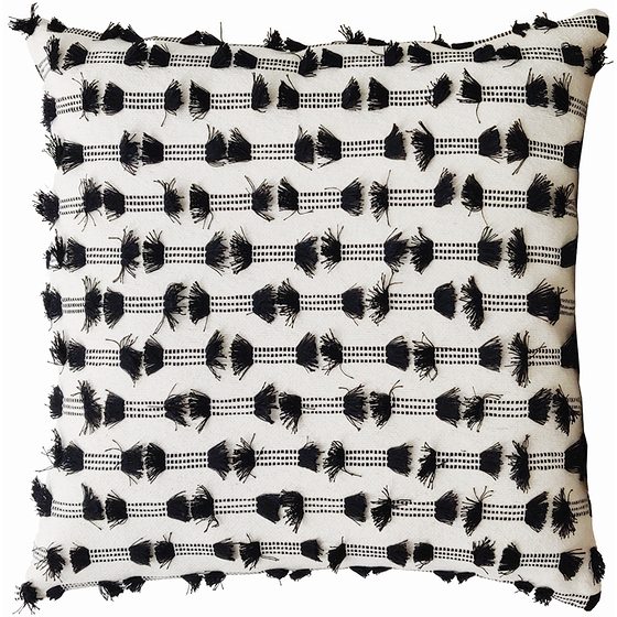 Life at Home Clipped Cushion Cover, Black, 18 in x 18 in 1 ea, $17.00/1ea