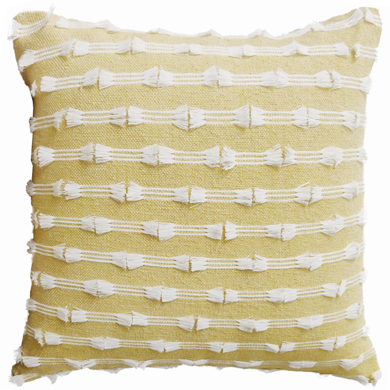 Life at Home Clipped Cushion Cover, Yellow, 18 in x 18 in 1 ea, $17.00/1ea