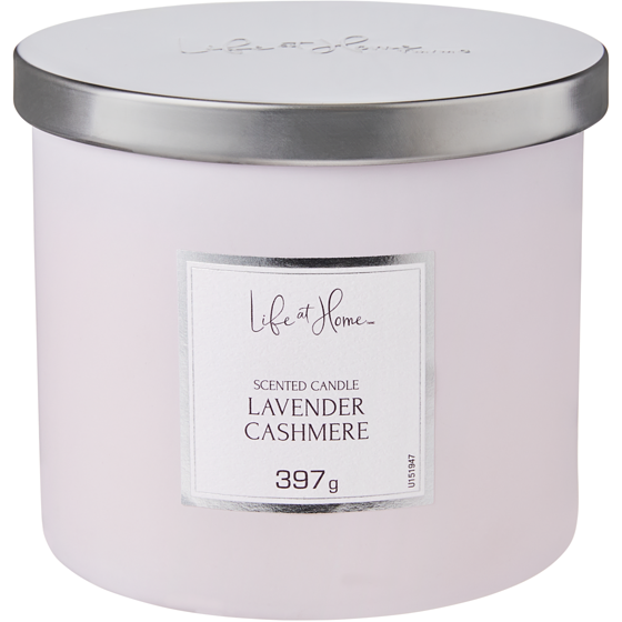 Life at Home Scented Candle Lavender Cashmere 1 ea, $16.00/1ea