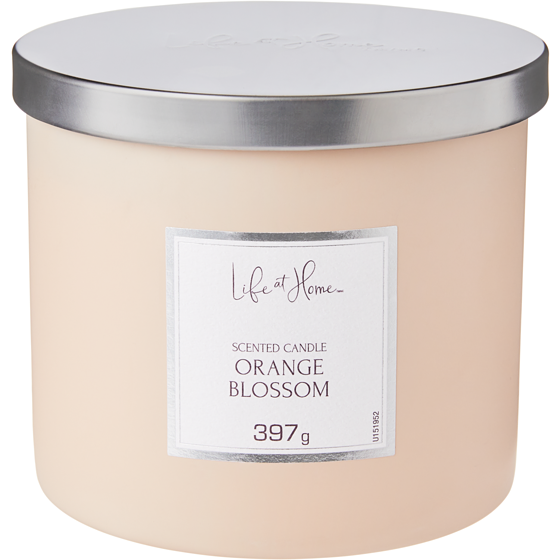 Life at Home Scented Candle Orange Blossom 1 ea, $16.00/1ea