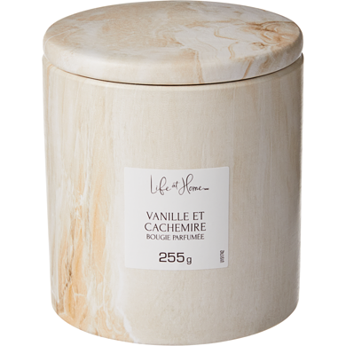 Life at Home Bougie parfumée – Cachemire vanille 1 ea, 10,00 $/1ch