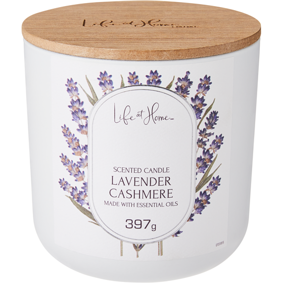 Life at Home Scented Candle Lavender Cashmere 1 ea, $16.00/1ea