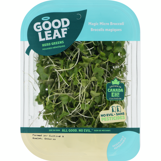 GoodLeaf Micro Broccoli 50 g, $9.98/100g