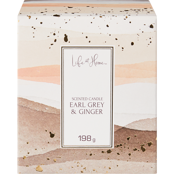 Life at Home Scented Candle Earl Grey & Ginger 1 ea, $10.00/1ea