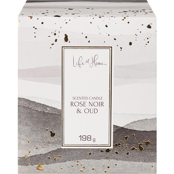 Life at Home Scented Candle Rose Noir & Oud 1 ea, $10.00/1ea