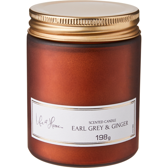 Life at Home Scented Candle Earl Grey & Ginger 1 ea, $10.00/1ea