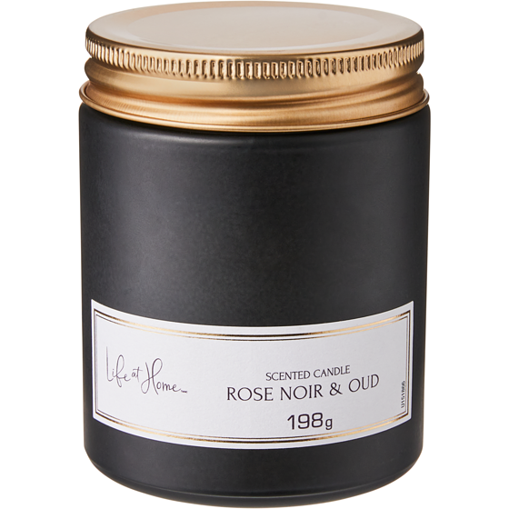 Life at Home Scented Candle Rose Noir & Oud 1 ea, $10.00/1ea