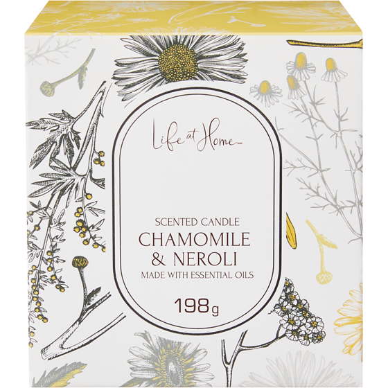 Life at Home Scented Candle Chamomile & Neroli 1 ea, $10.00/1ea