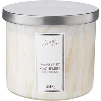 Life at Home Bougie parfumée – Cachemire vanille 1 ea, 16,00 $/1ch