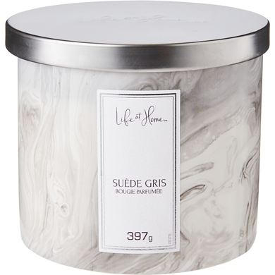 Life at Home Bougie parfumée – Suède gris 1 ea, 16,00 $/1ch