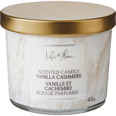 Life at Home Bougie parfumée – Cachemire vanille 1 ea, 2,00 $/1ch