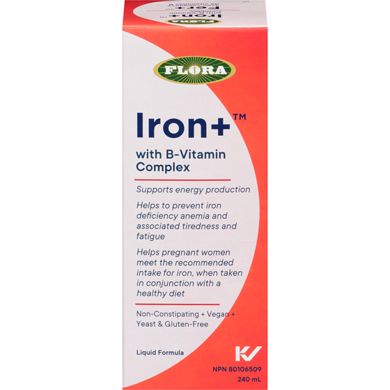 Flora Iron + With B-Vitamin Complex 240 ml, $9.16/100ml