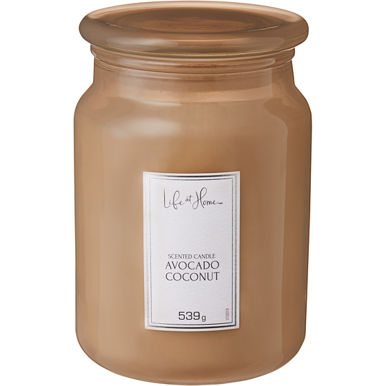 Life at Home Scented Candle Avocado Coconut 1 ea, $19.00/1ea