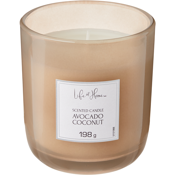 Life at Home Scented Candle Avocado Coconut 1 ea, $10.00/1ea