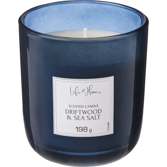 Life at Home Scented Candle Driftwood & Sea Salt 1 ea, $10.00/1ea
