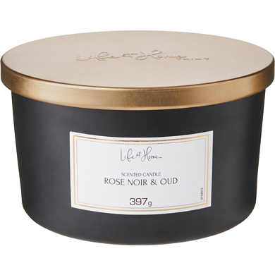 Life at Home Scented Candle Rose Noir & Oud 1 ea, $12.00/1ea