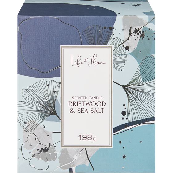 Life at Home Scented Candle Driftwood & Sea Salt 1 ea, $7.00/1ea