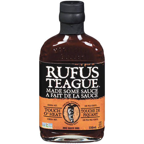 Rufus Teague Touch O' Heat Bbq Sauce 330 ml, $2.88/100ml