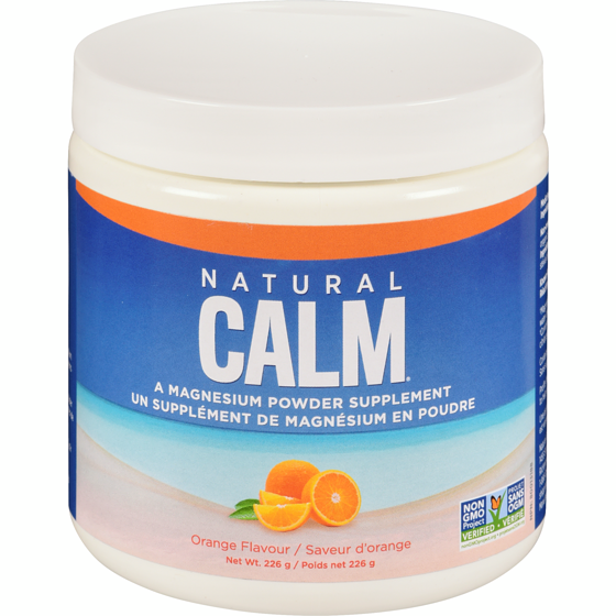 Natural Calm Un supplément de magnésium en poudre saveur d'orange 226 g, 15,04 $/100g