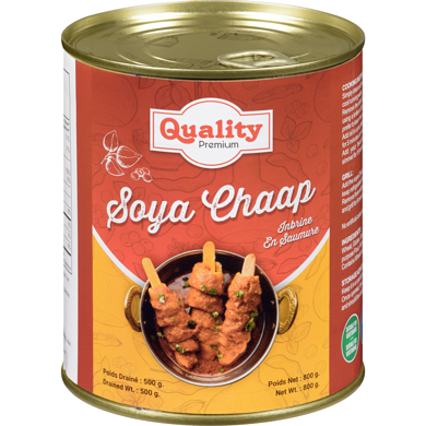 Quality Soya Chaap 800 g, 0,75 $/100g