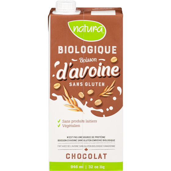 Natura Boisson d'avoine bio SG enrichie choco 946 ml, 0,51 $/100ml