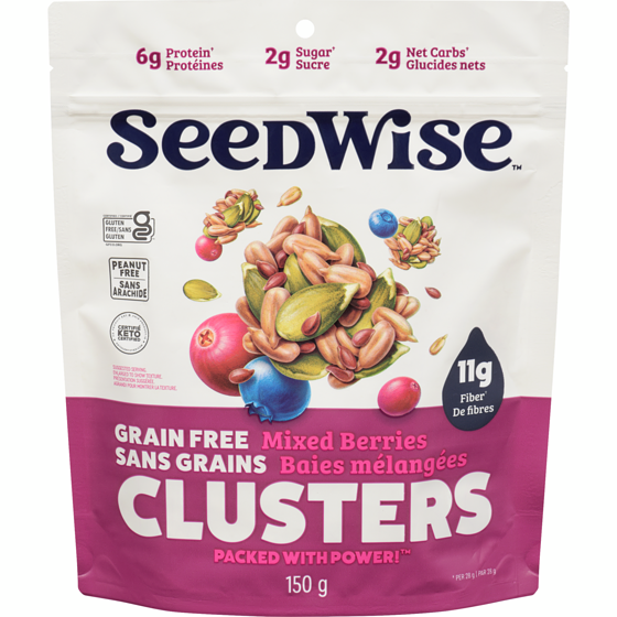 Ozery's Mixed Berries Super Seed Crunch 150 g, $4.33/100g