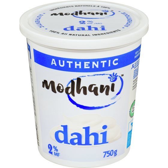 Modhani Authentic 2 % Mf Dahi 750 g, $0.27/100g