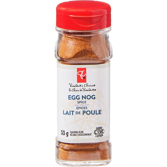 le Choix du Président Épices pour lait de poule 53 g, 10,38 $/100g