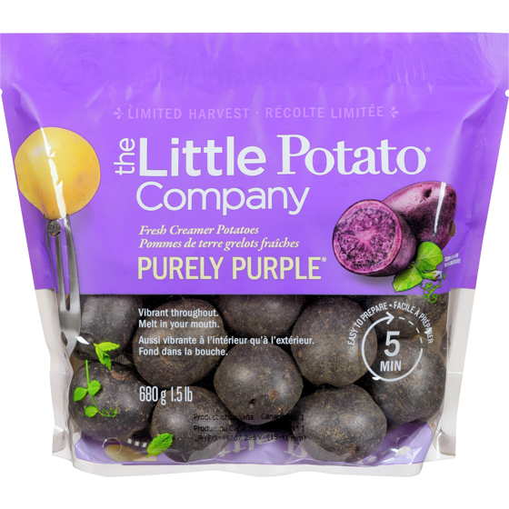 The Little Potato Company Fresh Creamer Potatoes Purely Purple 680 g, $0.74/100g