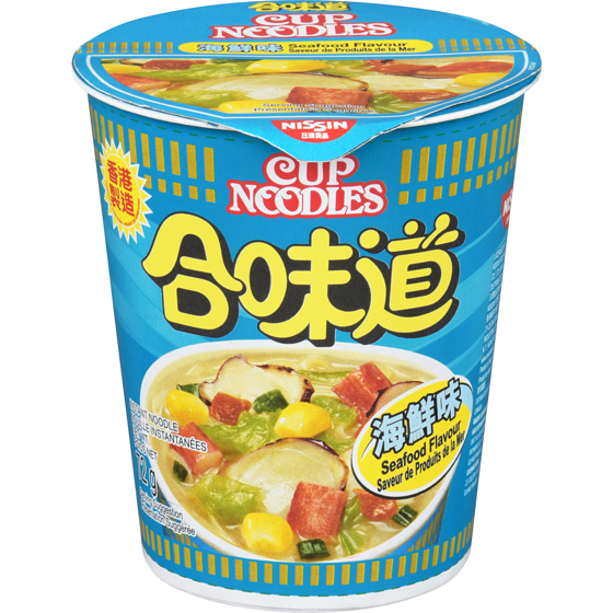 Nissin Instant Noodle 72 g, $2.76/100g