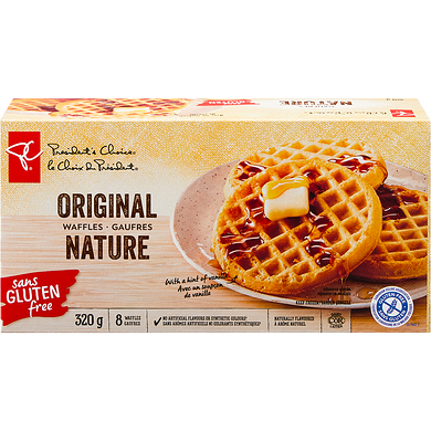 le Choix du Président Gaufres maison sans gluten 320 g, 1,56 $/100g