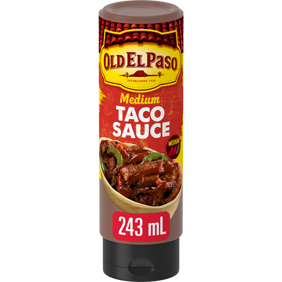 Old El Paso Medium Taco Sauce 243 ml, $1.97/100ml