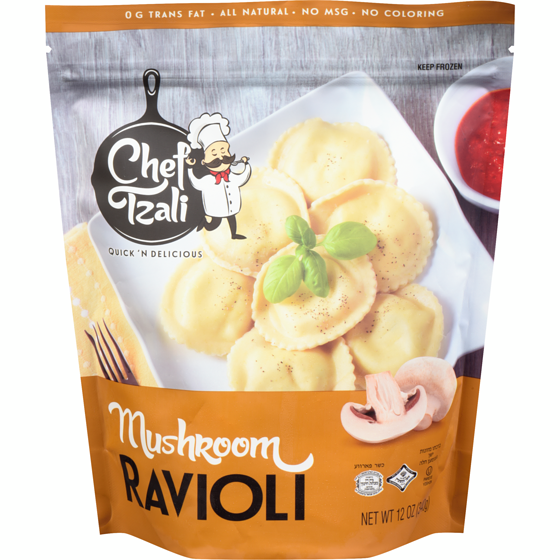 Chef Tzali Kosher Ravioli Mushroom 340 g, $4.70/100g