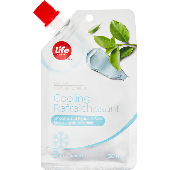 Life Brand Cooling Clay Mask 1 ea, $4.00/1ea