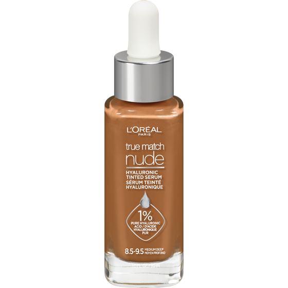 L'Oreal Paris True Match Nude Hyaluronic Tinted Serum Medium Deep 8.58.5-9.5 30 ml, $89.97/100ml