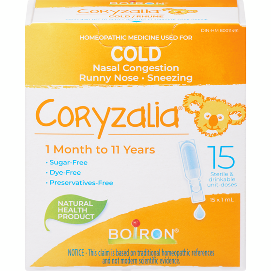 Boiron Coryzalia For Cold And Cold Symptoms Relief 15 ml, $49.93/100ml