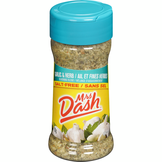 Mrs. Dash Mélange D'Assaisonnement Ail Et Fines Herbes 70 g, 6,79 $/100g