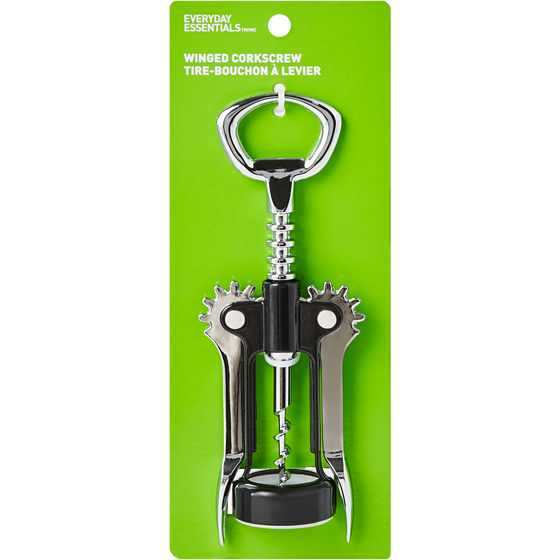 Everyday Essentials Winged Corkscrew 1 ea, $4.00/1ea