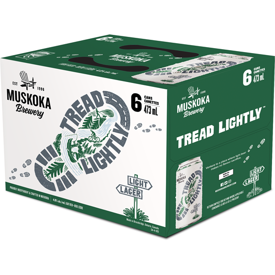 Muskoka Tread Lightly (ID required at pick-up) 6x473.0 ml, $0.71/100ml