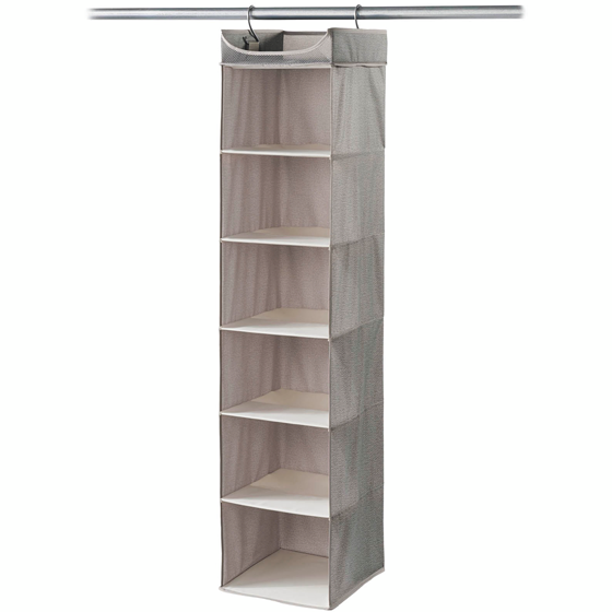 Neatfreak Organisateur d'étagères suspendues, 6 fentes 1 ea, 30,00 $/1ch