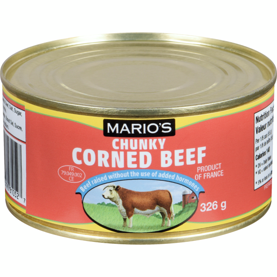 Mario's Chunky Corned Beef 326 g, $1.68/100g
