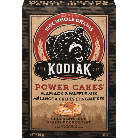 KODIAK CAKES Mélange de crêpes et gaufres, Pépite de chocolat 621 g, 1,21 $/100g