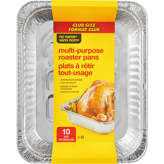 Sans Nom Plaques à rôtir tout-usage, emballage par 10 10 ea, 1,30 $/1ch